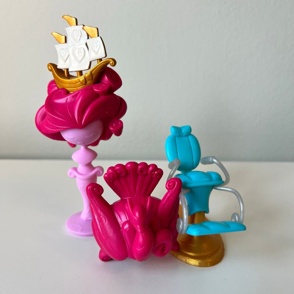 Wigs with Stand Salon Chair Replacement parts MLP Pinkie Pie Salon Swan Style - Picture 4 of 8